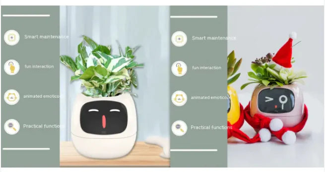 AI-Powered Smart Planter with Expressions & Sensors 🌱🤖