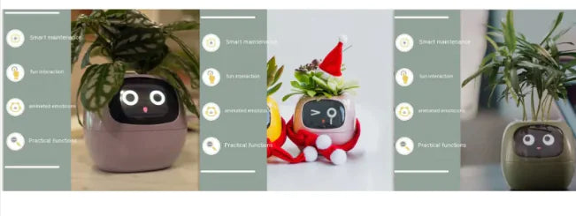 AI-Powered Smart Planter with Expressions & Sensors 🌱🤖