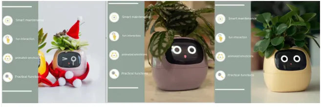 AI-Powered Smart Planter with Expressions & Sensors 🌱🤖