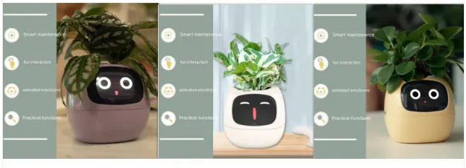 AI-Powered Smart Planter with Expressions & Sensors 🌱🤖