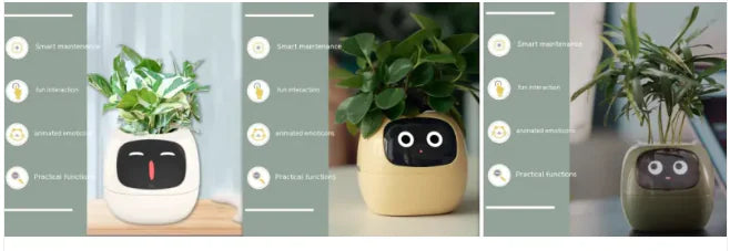 AI-Powered Smart Planter with Expressions & Sensors 🌱🤖