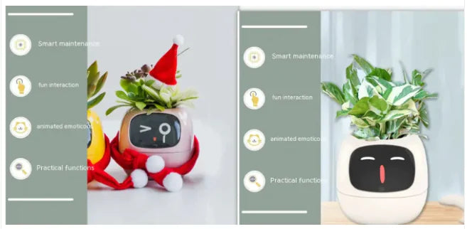 AI-Powered Smart Planter with Expressions & Sensors 🌱🤖