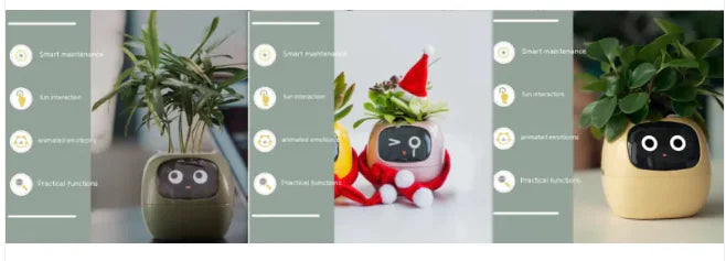 AI-Powered Smart Planter with Expressions & Sensors 🌱🤖