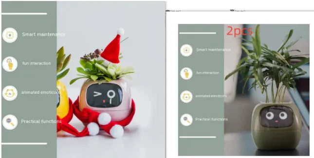 AI-Powered Smart Planter with Expressions & Sensors 🌱🤖