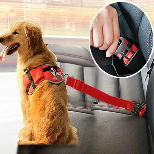 The Ultimate Telescopic Pet Safety Belt for Stress-Free Car Rides" 🐾🚗