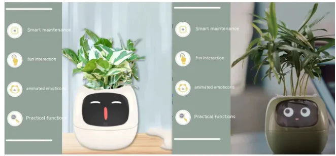 AI-Powered Smart Planter with Expressions & Sensors 🌱🤖