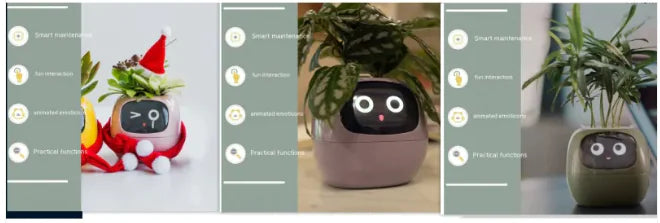 AI-Powered Smart Planter with Expressions & Sensors 🌱🤖