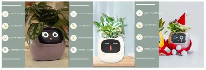 AI-Powered Smart Planter with Expressions & Sensors 🌱🤖