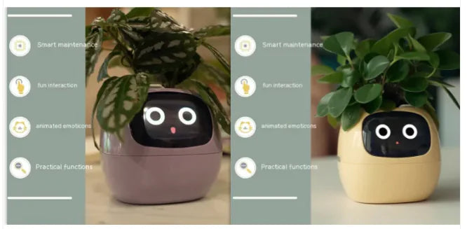 AI-Powered Smart Planter with Expressions & Sensors 🌱🤖