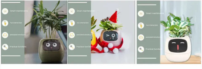 AI-Powered Smart Planter with Expressions & Sensors 🌱🤖