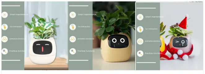 AI-Powered Smart Planter with Expressions & Sensors 🌱🤖