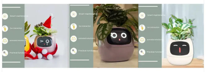 AI-Powered Smart Planter with Expressions & Sensors 🌱🤖